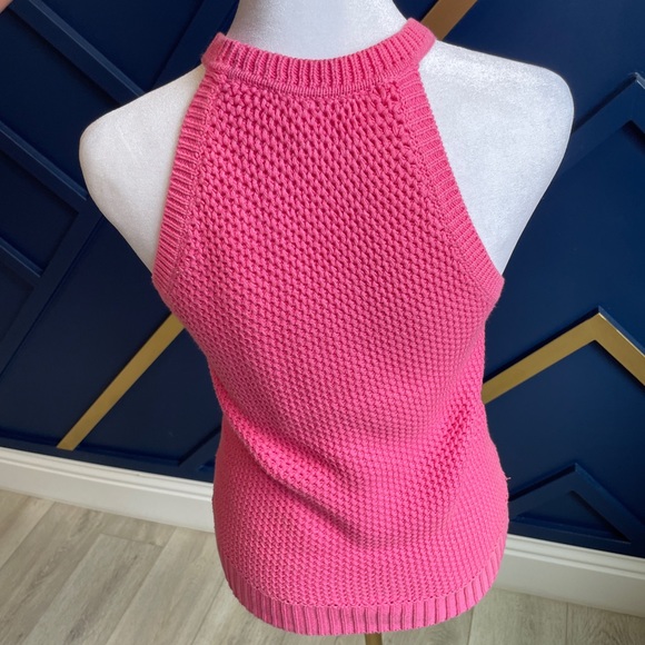 Lilly Pulitzer Barbie Pink sweater tank top - Picture 5 of 7